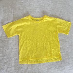 Open Edit Girls Yellow T-Shirt size 4